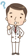 男性　医師　表情