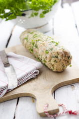 Selbstgemachte Serviettenknödel