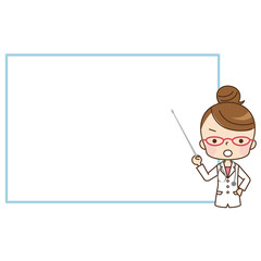 女性　医師　コピースペース