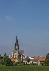 Fototapeta na wymiar They abbey of village Thorn in Limburg