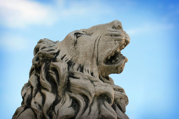 Obraz premium Statue of lion