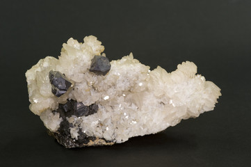Galena on quartz. 15cm across.