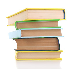 Books isolated on white