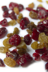 Dried Raisins And Cranberries