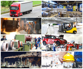 Collage of industrial Jobs