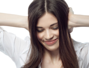 Naklejka premium woman beauty