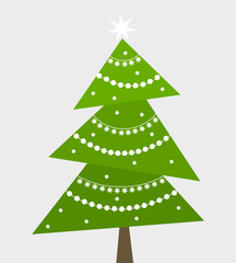 Christmas tree vector