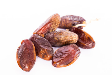 Dates on white background.