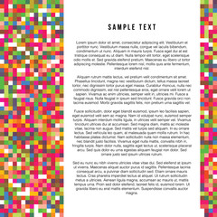 Abstract Pixel Background