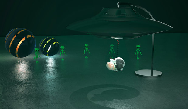 Atterraggio Ufo, Alieni