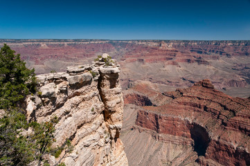 Scenic view of famous Grand Canyon.