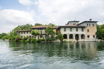 Fototapeta premium Naviglio Grande (Milan, Italy)
