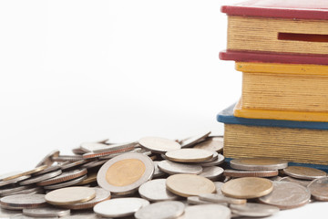 thai coin and money box