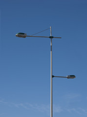 Futuristic street lamp