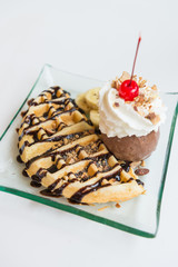 Waffle ice cream