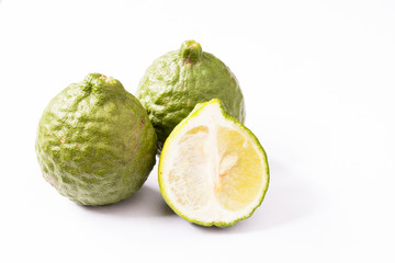 Kaffir Lime or bergamot.