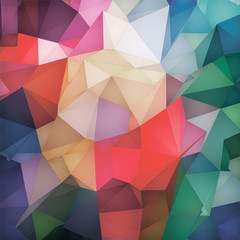 Abstract geometric low poly background.