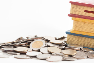 thai coin and money box