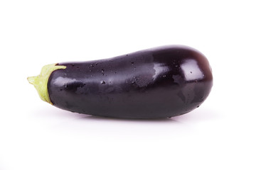 eggplant on a white background
