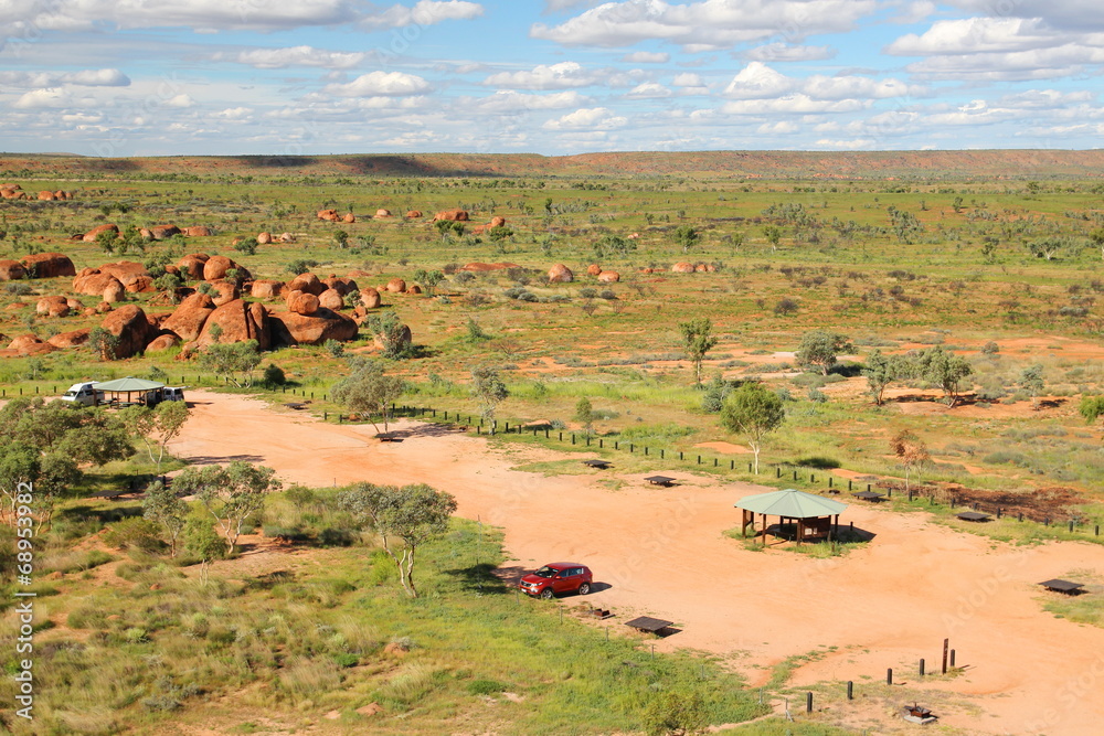 Sticker Karlu Karlu - Devils Marbles in outback Australia