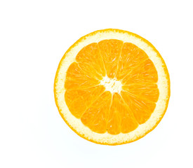 Orange isolated on white