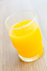 Orange juice glass