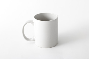 White mug in natural light