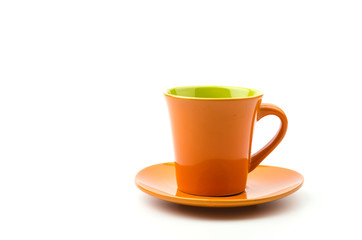 Isolated Orange mug