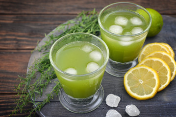 Drink with tarragon