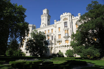 Fototapeta na wymiar Hluboka castle in Czech Republic