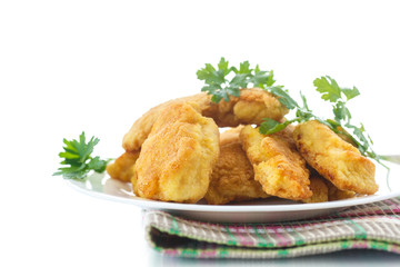chicken fried in batter
