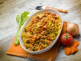 tagliatelle with rabbit ragout