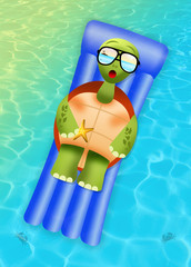 turtle on vacation