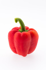 Red peppers isolated on white background