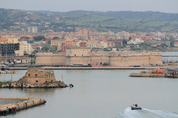 Ancient fort and fortress. Civitavecchia, Italy