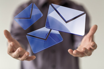 mail hand 3d