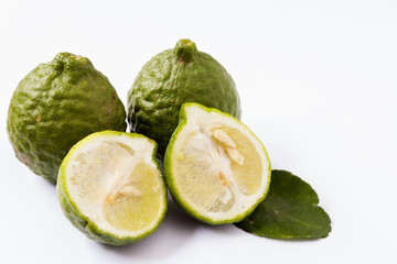 Kaffir Lime or bergamot.