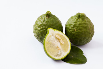 Kaffir Lime or bergamot.