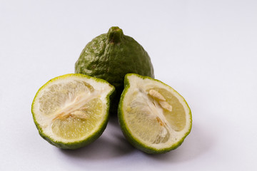 Kaffir Lime or bergamot.