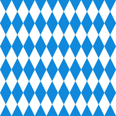 Oktoberfest  background. Bavarian flag pattern.