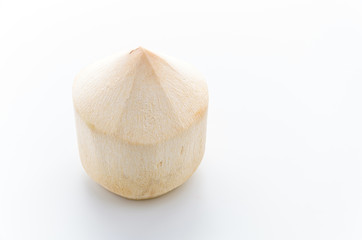 Coconut isolated on white