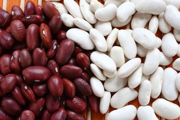 Red and white beans