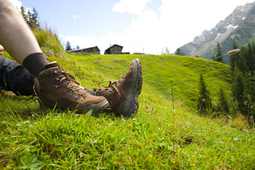 Wanderer im Zillertal - Alpen