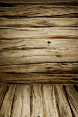wall and floor siding weathered old wood background