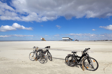 Fototapeta premium Am Strand von St. Peter-Ording