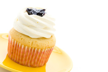 Cupcakes isolated on white background