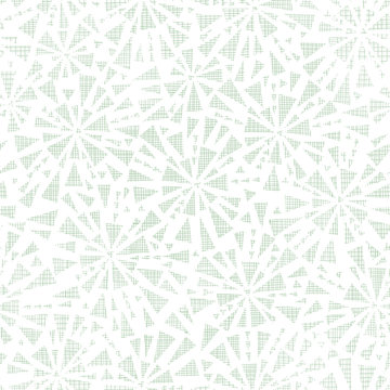 Abstract textile triangles bursts seamless pattern background