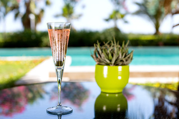 Glass of champagne