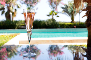 Glass of champagne