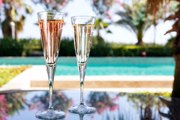 Glass of champagne